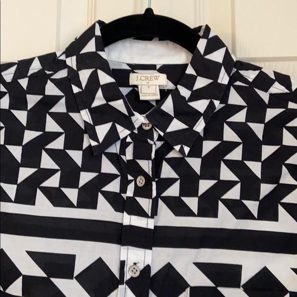Jcrew Geometric Print Button Down - Picture 2 of 3